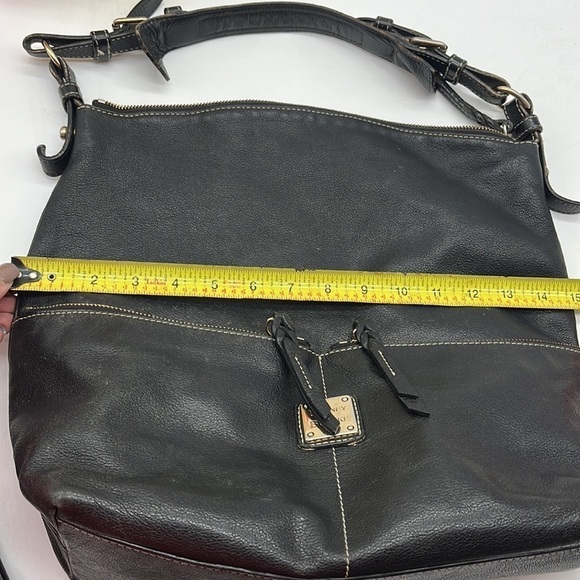 Dooney & Bourke Vintage Black Leather satchel. DB1625